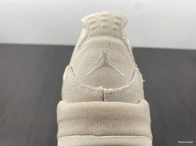 HYPE Jordan 4 Canvas Blank DQ4909-100 Retro (W) 0623